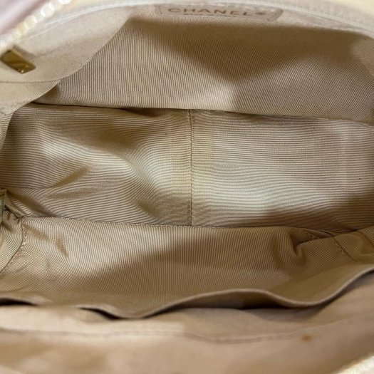 東區正精品㊣Chanel 香奈兒駝色荔枝牛皮金扣三層豆腐包肩背包手提包小款 VintageRZ6343-12