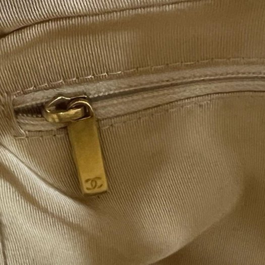 東區正精品㊣Chanel 香奈兒駝色荔枝牛皮金扣三層豆腐包肩背包手提包小款 VintageRZ6343-13