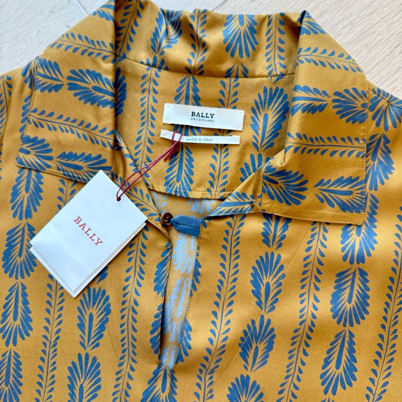 Bally 👍🏻 Silk Shirt 真絲 ，100%Real正貨-2