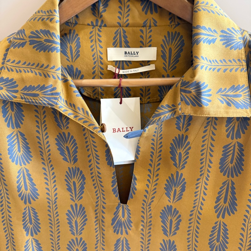 Bally 👍🏻 Silk Shirt 真絲 ，100%Real正貨-3