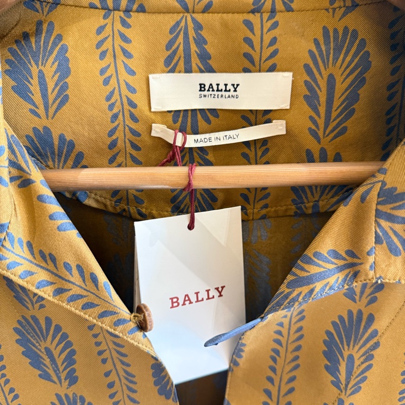 Bally 👍🏻 Silk Shirt 真絲 ，100%Real正貨-4
