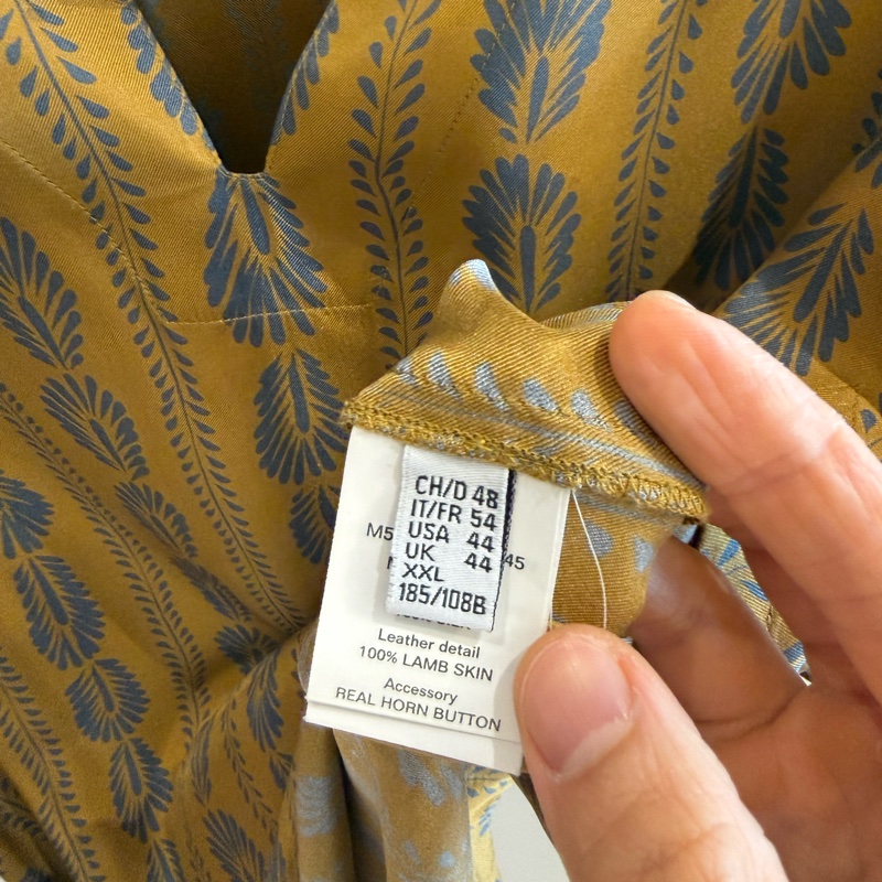 Bally 👍🏻 Silk Shirt 真絲 ，100%Real正貨-6