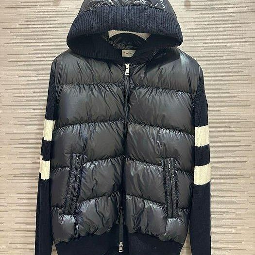 💎Han's house精品服飾💎moncler 拼接 羽絨 連帽 外套 可手水洗 現貨 XXL 原價43000-0