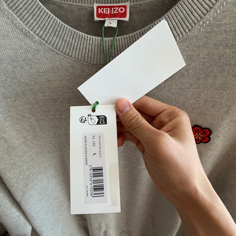 Kenzo 👍🏻 Wool靚羊毛 ,100%Real正貨,100%New, size L-3