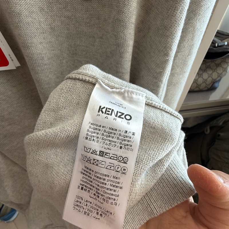 Kenzo 👍🏻 Wool靚羊毛 ,100%Real正貨,100%New, size L-4