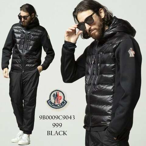 💎Han's house精品服飾💎 moncler 拼接 羽絨 連帽 外套 滑雪系列 可手水洗 現貨 XL 原價41300