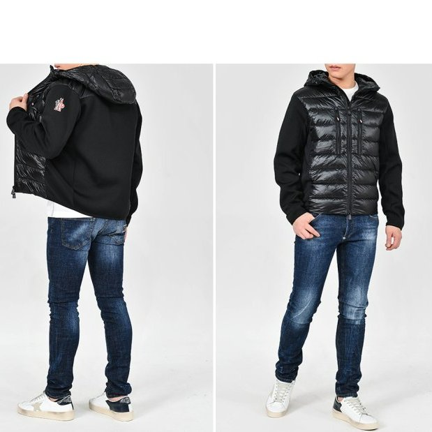 💎Han's house精品服飾💎 moncler 拼接 羽絨 連帽 外套 滑雪系列 可手水洗 現貨 XL 原價41300-5