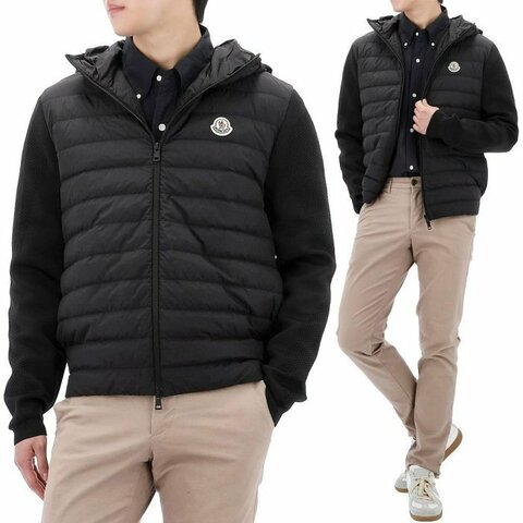 💎Han's house精品服飾💎moncler 拼接 羽絨 連帽 外套 現貨 XXXL 原價39900