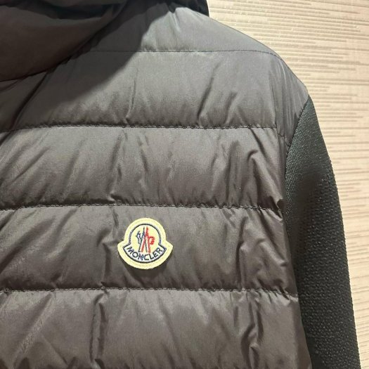 💎Han's house精品服飾💎moncler 拼接 羽絨 連帽 外套 現貨 XXXL 原價39900-5
