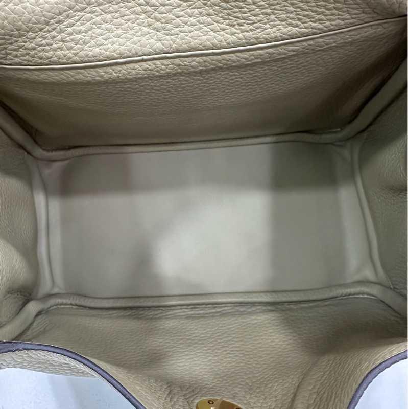 Hermes 愛馬仕 lindy 26 8Q馬爾法米色 Tc皮 W刻 有購證-7