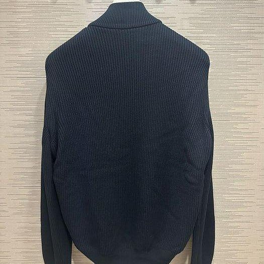 💎Han's house精品服飾💎moncler 羊毛 拼接 羽絨 外套 深藍 現貨S/L 原價 41800-1