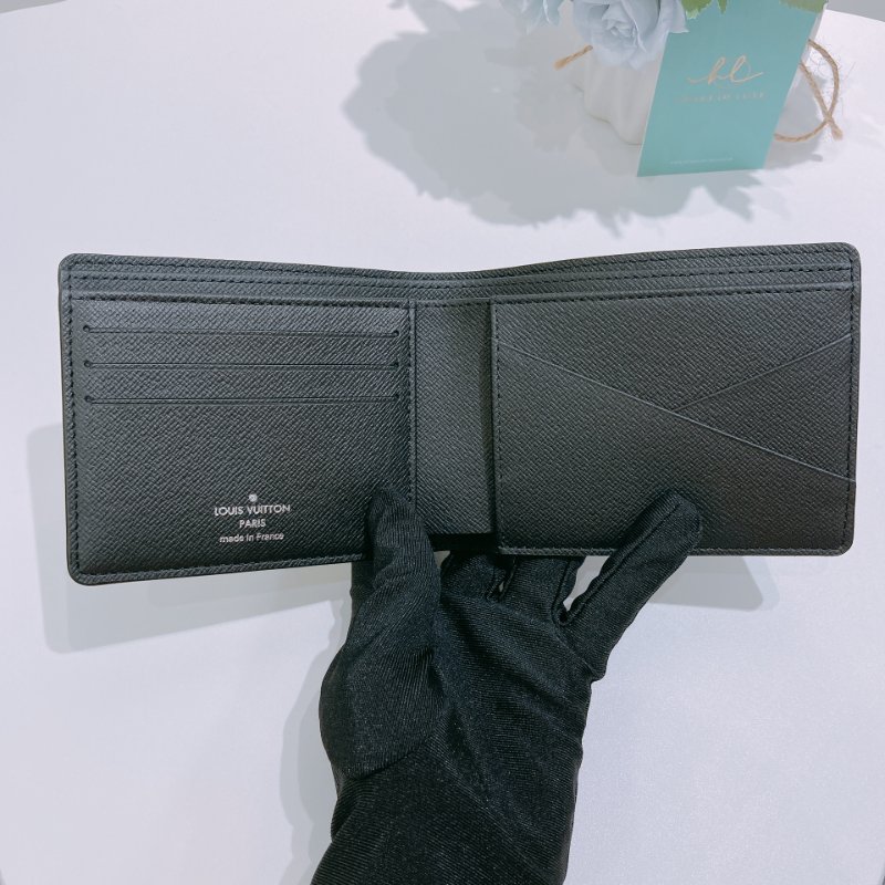 TW4869 Louis Vuitton 路易威登 黑底灰印花 Multiple Wallet Monogram Eclipse Canvas-8