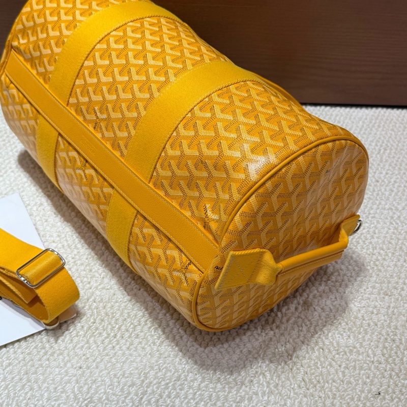 99新💛Goyard/戈雅 黄色barrel40旅行袋手提包斜背包-2