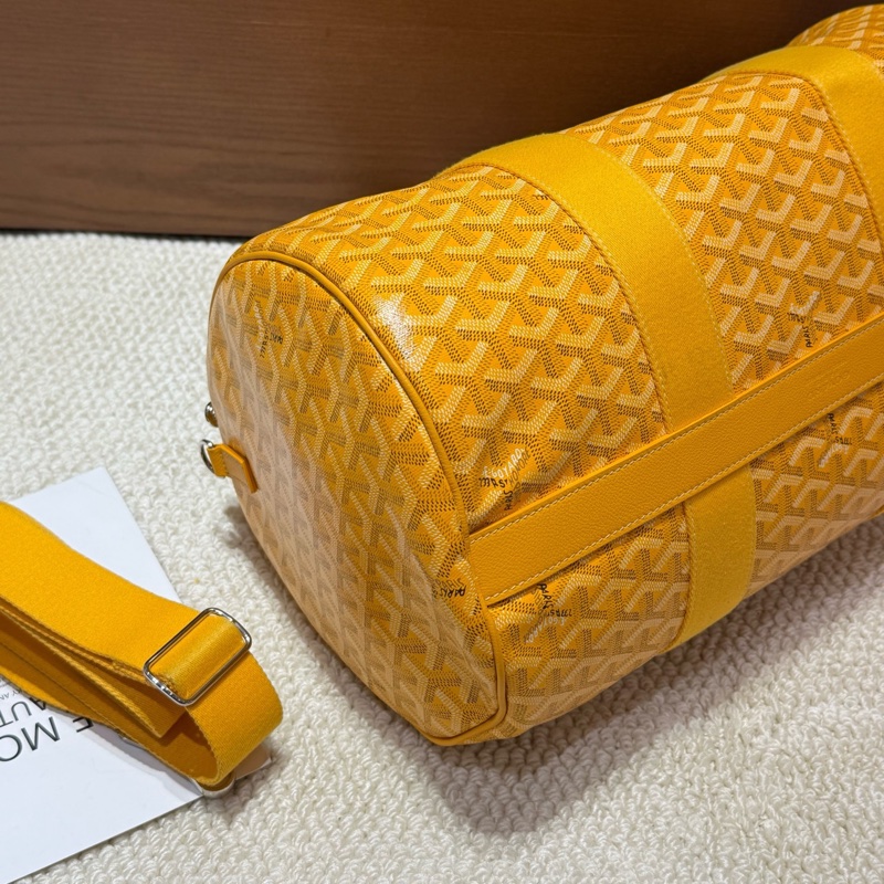 99新💛Goyard/戈雅 黄色barrel40旅行袋手提包斜背包-3