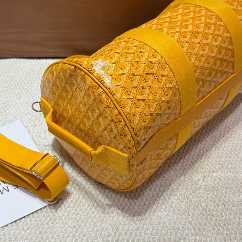 99新💛Goyard/戈雅 黄色barrel40旅行袋手提包斜背包-5