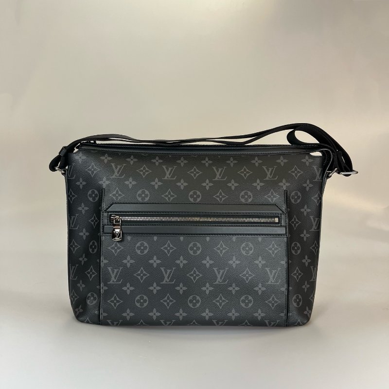 LV  黑老花郵差包MM-0