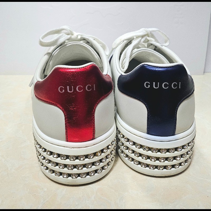 Gucci水鑽厚底休閒鞋 37.5-38.5碼-2