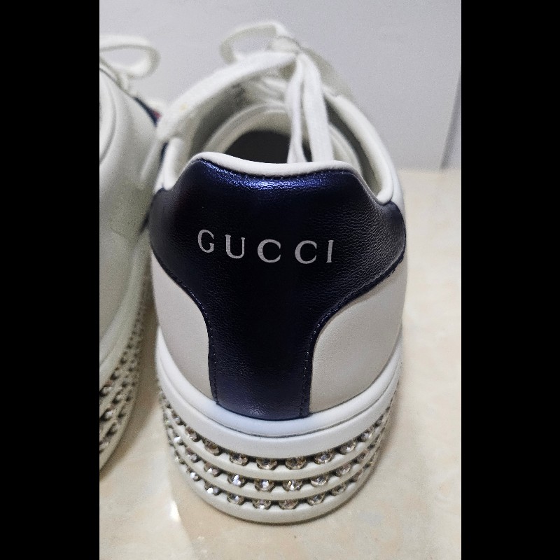 Gucci水鑽厚底休閒鞋 37.5-38.5碼-13