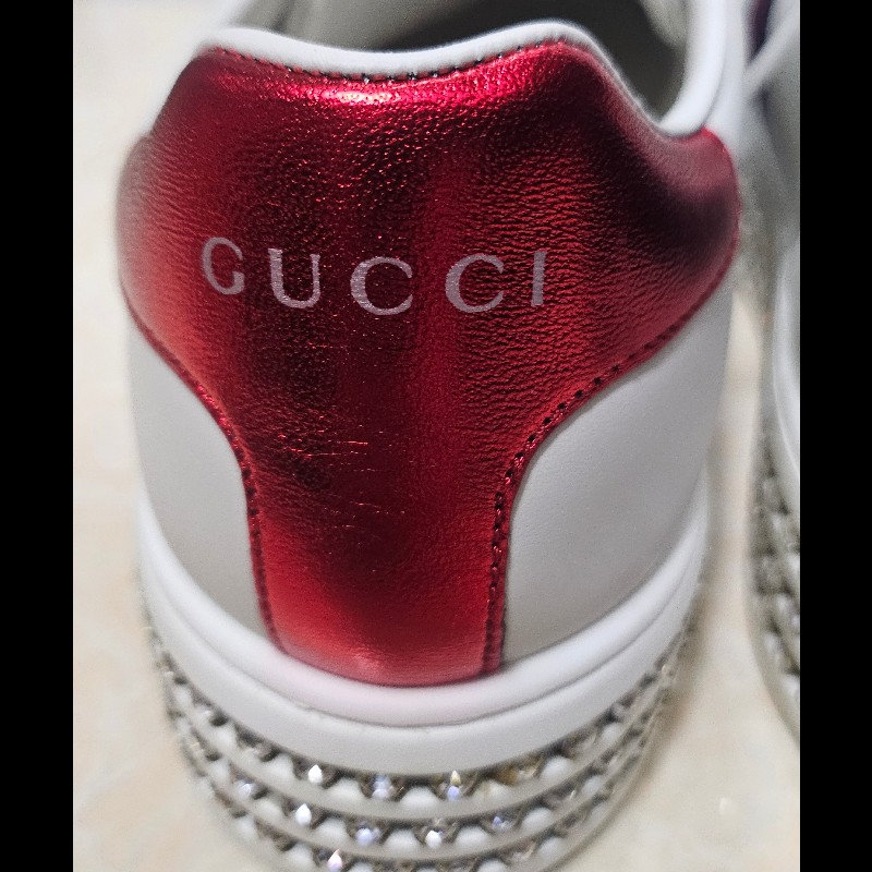 Gucci水鑽厚底休閒鞋 37.5-38.5碼-14