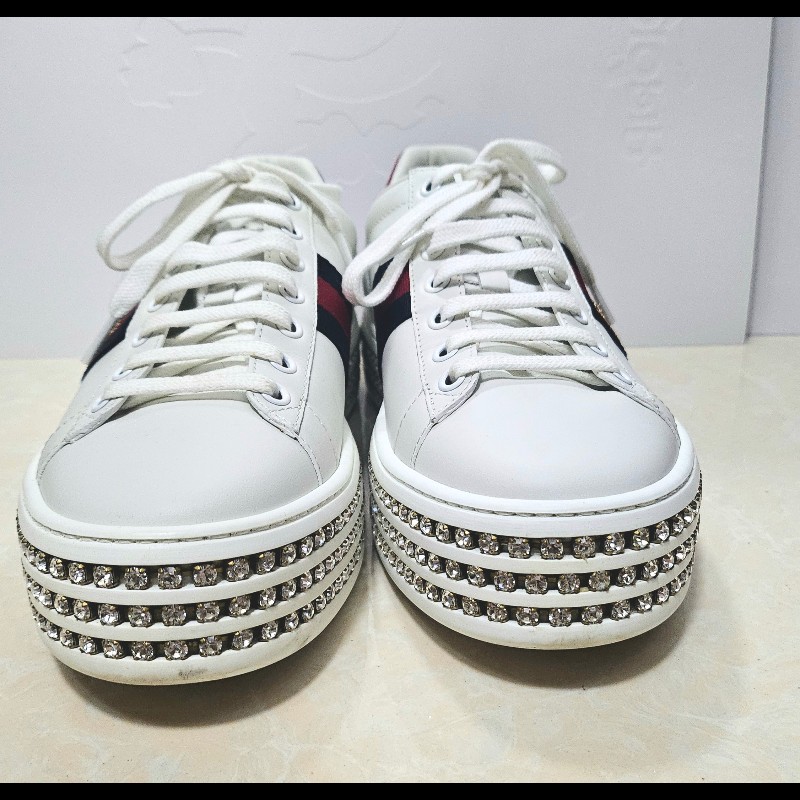 Gucci水鑽厚底休閒鞋 37.5-38.5碼-24
