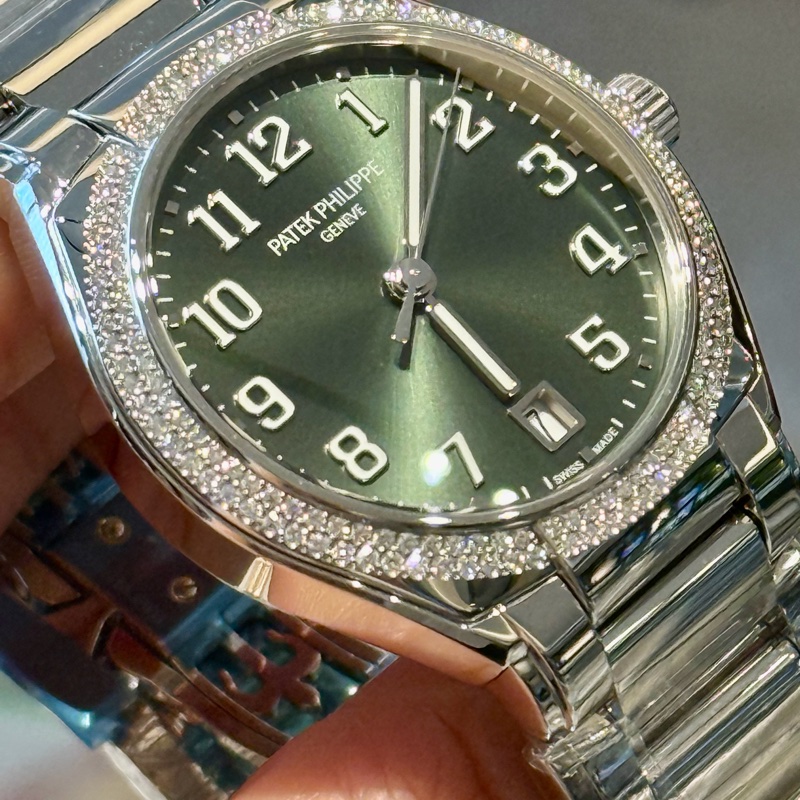 百達翡麗 7300/1200A 鑽圈 36mm 綠面 2022-3