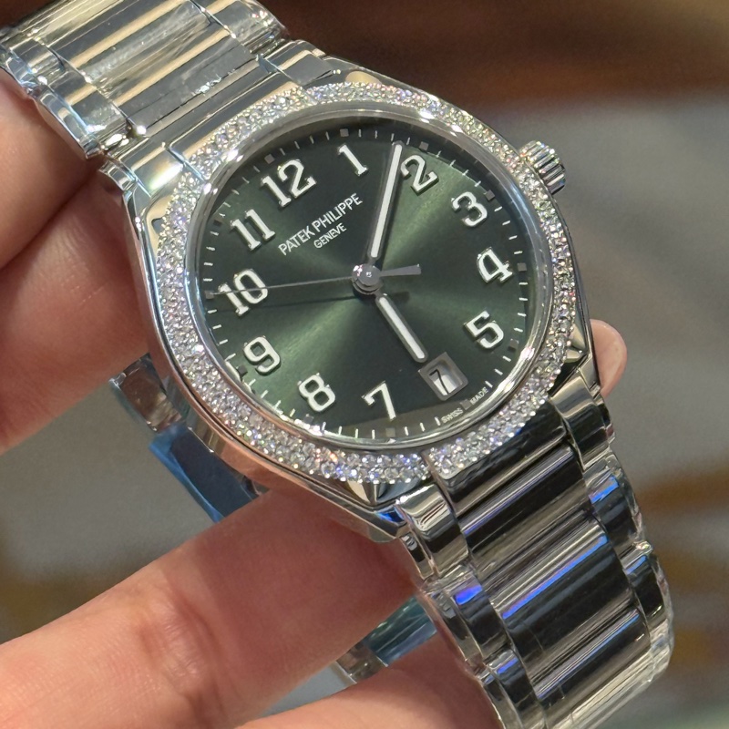 百達翡麗 7300/1200A 鑽圈 36mm 綠面 2022-6
