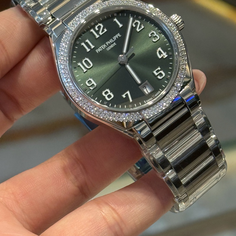 百達翡麗 7300/1200A 鑽圈 36mm 綠面 2022-9