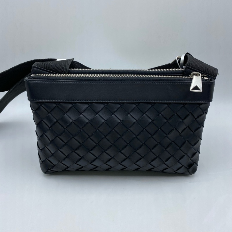 Bottega Veneta  葆蝶家 男女同款 雙層編織斜挎包-1