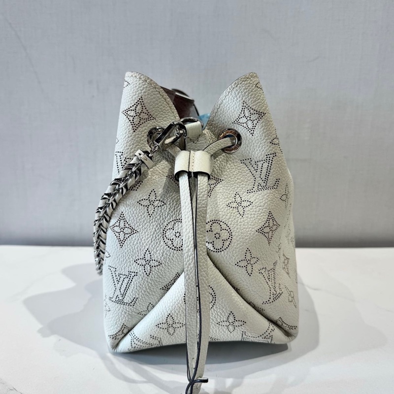98新🆕路易威登/Louis Vuitton Bella 白色鏤空月光女神水桶包單肩包斜挎包 芯片款 ❤️正品-4