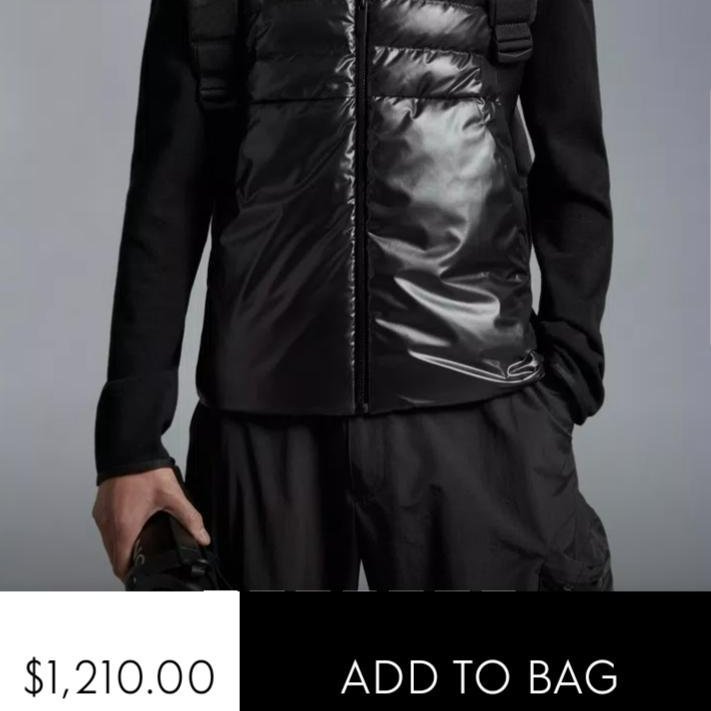💎Han's house精品服飾💎moncler 拼接 羽絨 外套 黑牌 消光 可手水洗 現貨 M原價39900-7