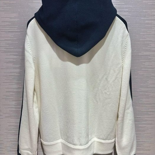 💎Han's house精品服飾💎 moncler 初剪羊毛 拼接 羽絨 連帽 外套 現貨XL 原價41600-6