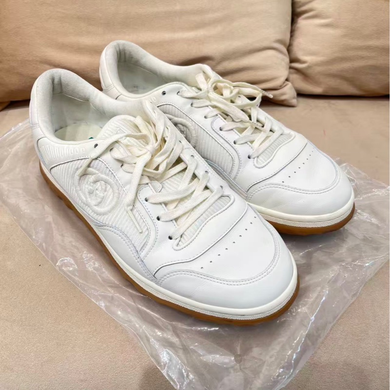 個人閒置 Gucci MAC80 米白板鞋 10碼 義大利製造-1