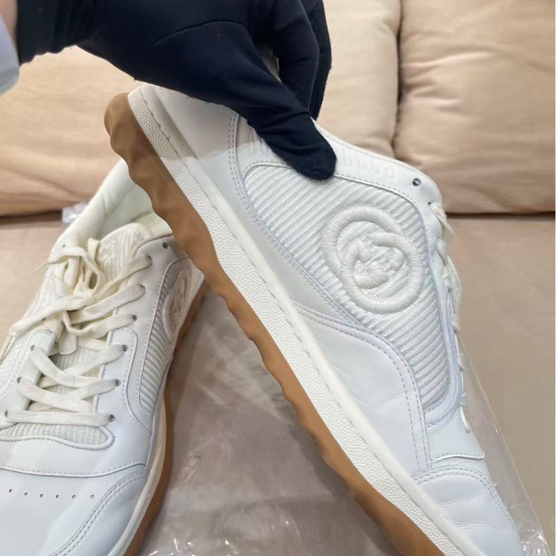 個人閒置 Gucci MAC80 米白板鞋 10碼 義大利製造-4