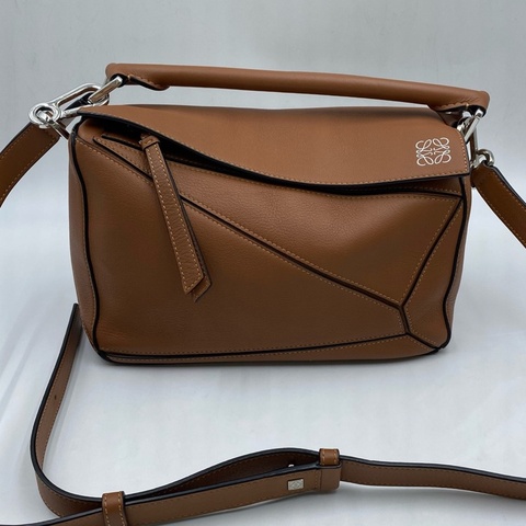 Loewe  羅意威 Puzzle 焦糖色 小號