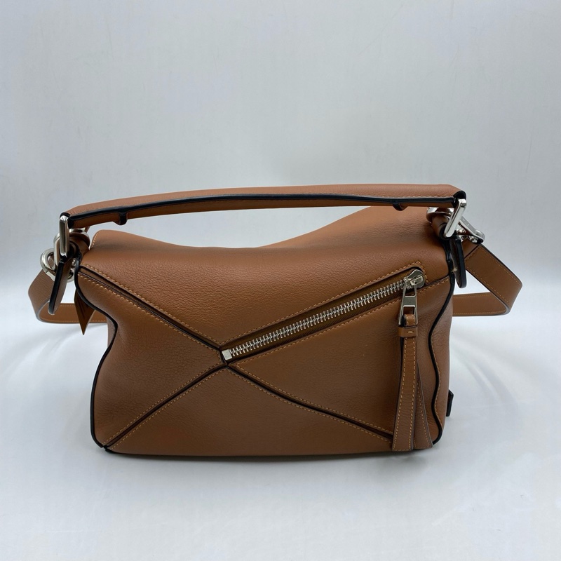 Loewe  羅意威 Puzzle 焦糖色 小號-1
