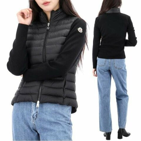 💎Han's house精品服飾💎MONCLER 羽絨 拼接 美麗諾羊毛 外套 現貨 M/L  原價53400