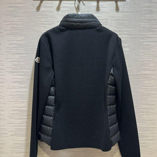 💎Han's house精品服飾💎MONCLER 羽絨 拼接 美麗諾羊毛 外套 現貨 M/L  原價53400-2