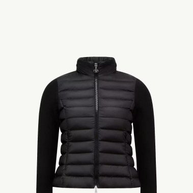 💎Han's house精品服飾💎MONCLER 羽絨 拼接 美麗諾羊毛 外套 現貨 M/L  原價53400-6