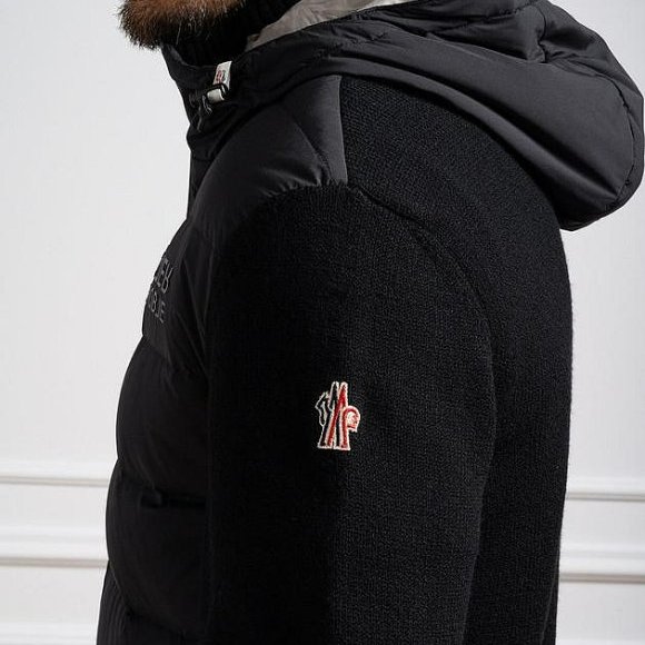 💎Han's house精品服飾💎moncler 羽絨 拼接 羊毛 連帽 外套 滑雪系列 可手水洗 現貨 XS ~ XXXL 原價38500-6