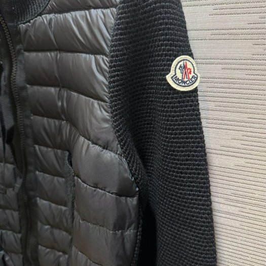 💎Han's house精品服飾💎MONCLER 羽絨 拼接 羊毛 外套 小香風 現貨 XS 原價37400-3