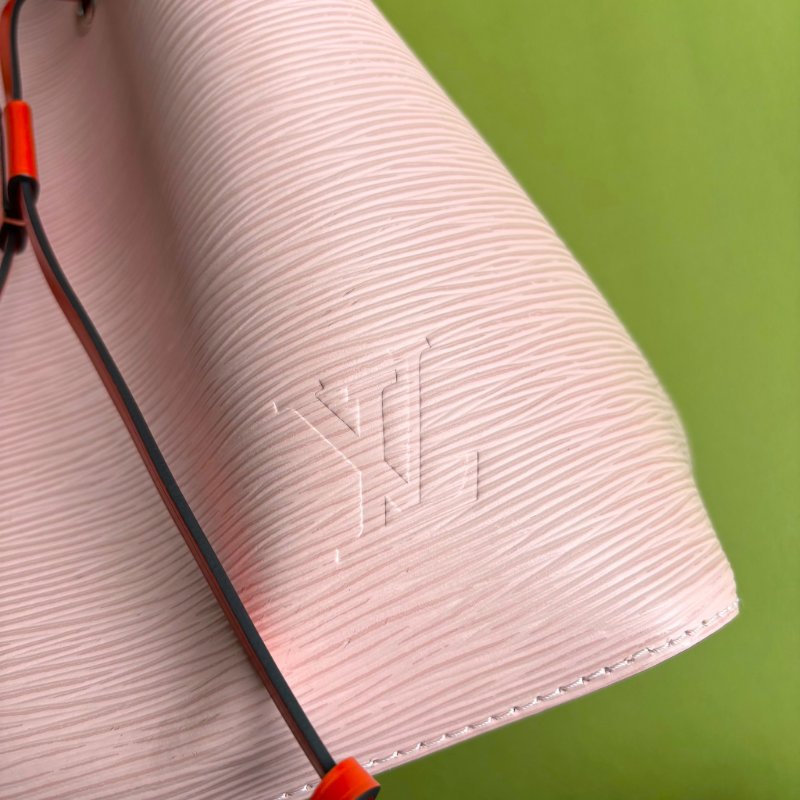 ::LOUIS VUITTON:: LV M54370 粉色牛皮EPI水波紋 NeoNeo MM 水桶包 兩用包-2