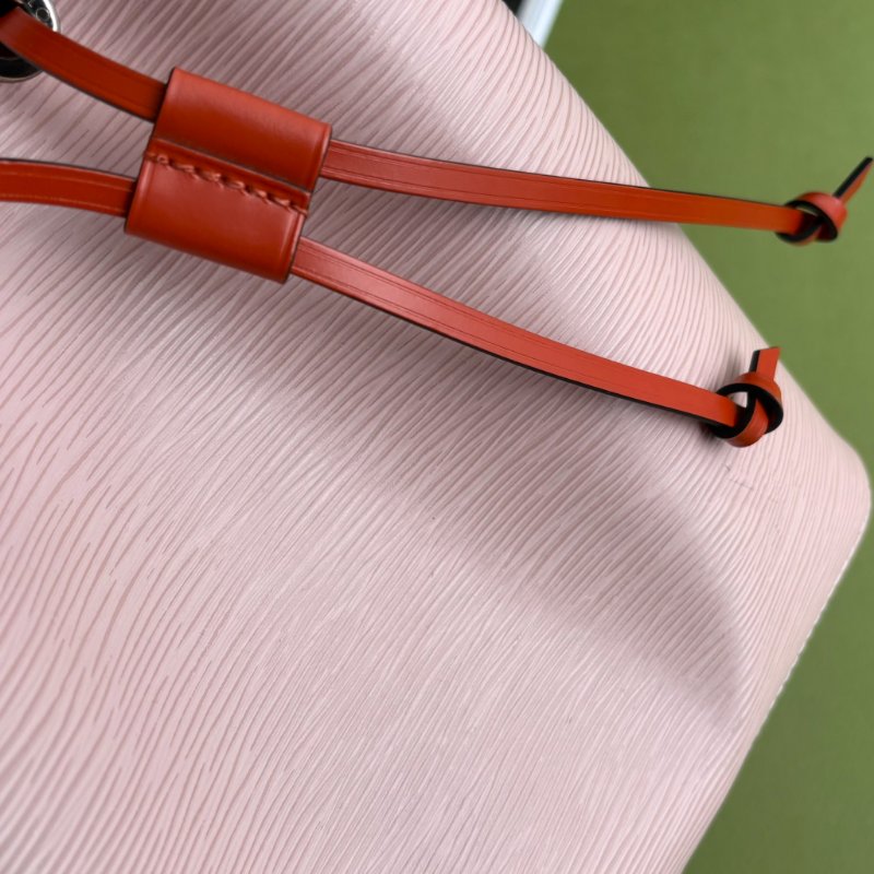 ::LOUIS VUITTON:: LV M54370 粉色牛皮EPI水波紋 NeoNeo MM 水桶包 兩用包-14
