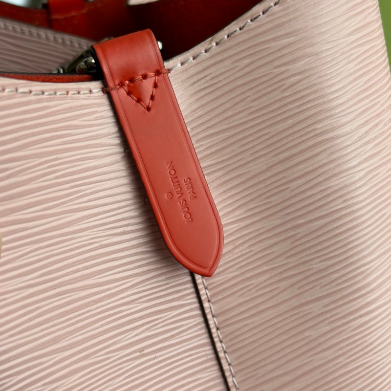 ::LOUIS VUITTON:: LV M54370 粉色牛皮EPI水波紋 NeoNeo MM 水桶包 兩用包-16