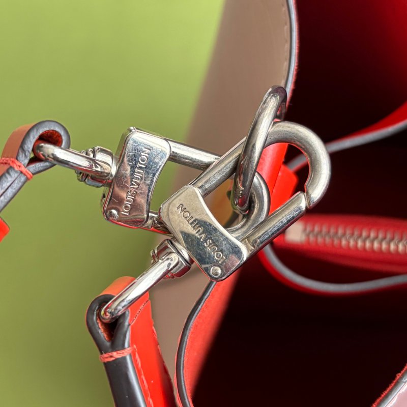 ::LOUIS VUITTON:: LV M54370 粉色牛皮EPI水波紋 NeoNeo MM 水桶包 兩用包-19
