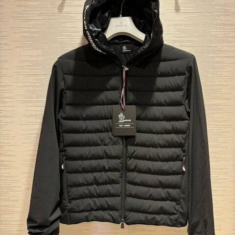 💎Han's house精品服飾💎moncler 羽絨 拼接 彈性 風衣 連帽 外套 滑雪系列 可手水洗 現貨 XL 原價35000