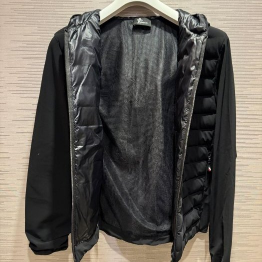 💎Han's house精品服飾💎moncler 羽絨 拼接 彈性 風衣 連帽 外套 滑雪系列 可手水洗 現貨 XL 原價35000-2