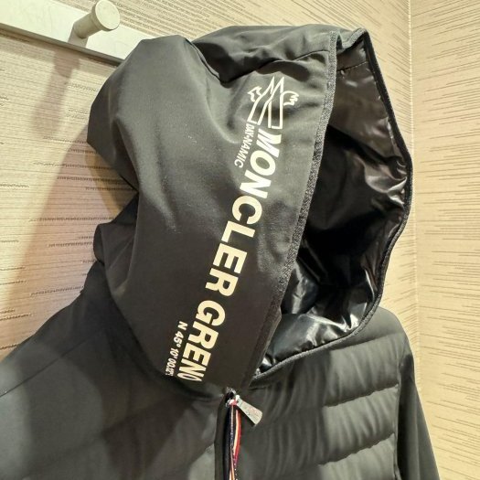 💎Han's house精品服飾💎moncler 羽絨 拼接 彈性 風衣 連帽 外套 滑雪系列 可手水洗 現貨 XL 原價35000-5