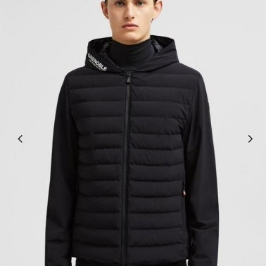 💎Han's house精品服飾💎moncler 羽絨 拼接 彈性 風衣 連帽 外套 滑雪系列 可手水洗 現貨 XL 原價35000-6