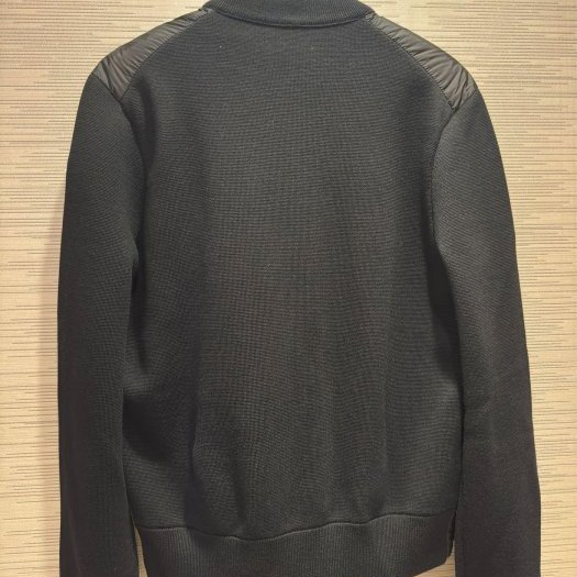 💎Han's house精品服飾💎 moncler 羊毛 拼接 羽絨 外套 黑 現貨 S 原價 36500-1