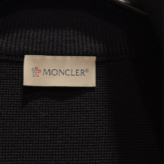 💎Han's house精品服飾💎 moncler 羊毛 拼接 羽絨 外套 黑 現貨 S 原價 36500-5
